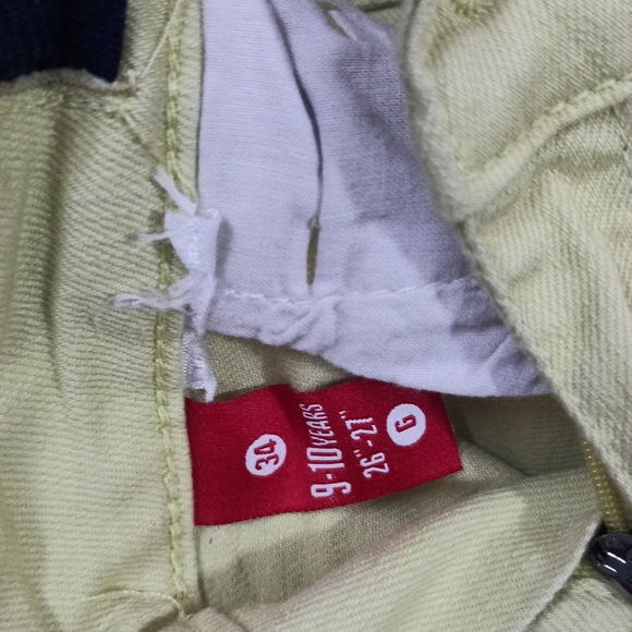 ✅Green jeans with adjustable elastic - Picture 5 of 5